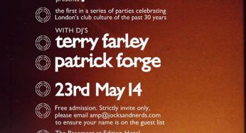AMP Presents: Terry Farley and Patrick Forge