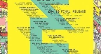 Eastern Electrics Festival adds Agoria, Catching Flies & More