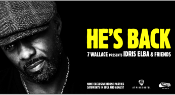 Idris Elba presents 7 Wallace this summer at Ibiza Rocks House