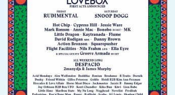 LOVEBOX ANNOUNCES LINEUP FOR 2015