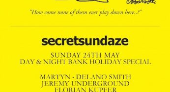 secretsundaze May Bank Holiday