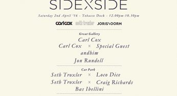 andhim announced as LWE residents and will appear at Tobacco Dock for SIDEXSIDE on April 2nd