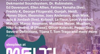 Melt! Announces Line-up for the Sleepless Floor