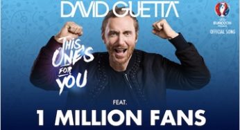 UEFA and David Guetta says ‘Thanks a Million’…