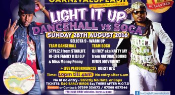 Notting Hill Carnival Splash- Light it up