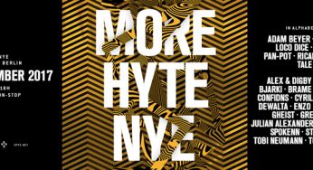 HYTE NYE Berlin 2017 – 3rd room added