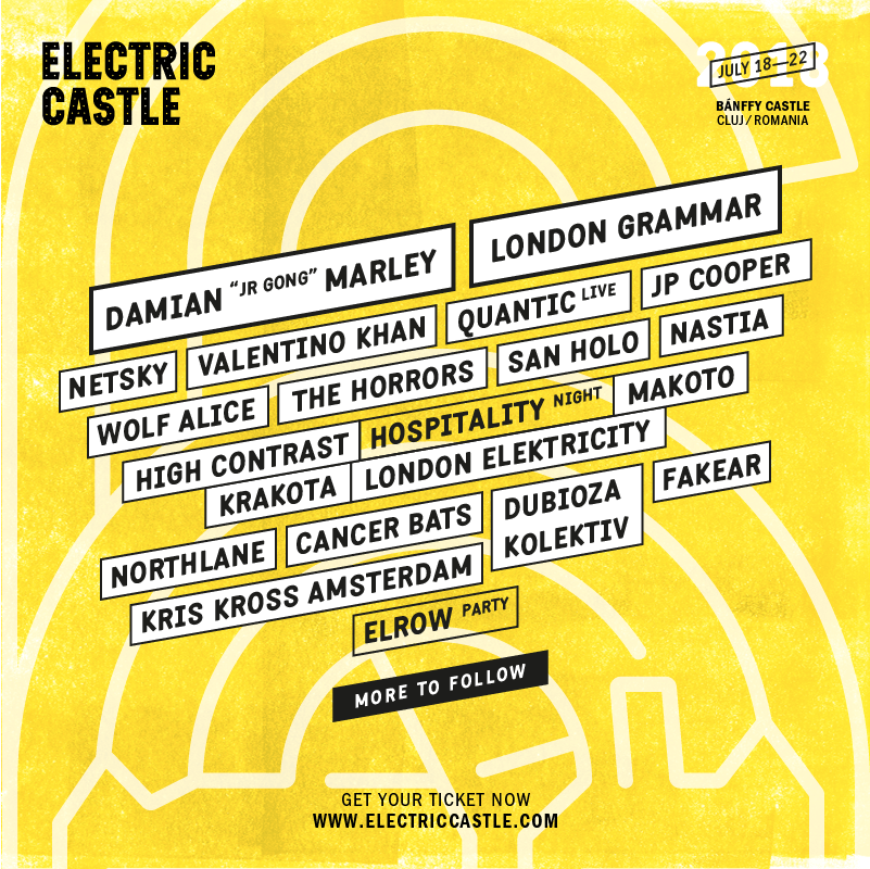 Electric Castle Festival Announces Damian Marley London Grammar And More For 2018 Ihouseu Com