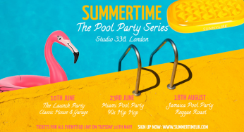 Studio 338 announce Summertime Pool Party Series