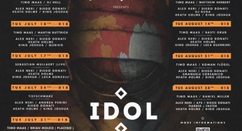 IDOL full lineup at Sankeys Ibiza, summer 2018