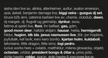 Sónar Reykjavík 2019 – DAWN, Octavian, GAS & more complete lineup