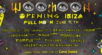 THIS SUNDAY! Woomoon returns to Cova Santa!