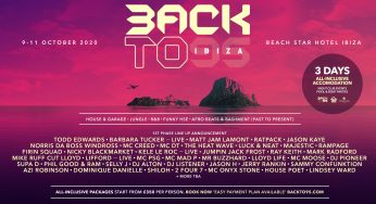 Backto95 Ibiza 2020 1st phase line-up announcement.