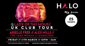 Arielle Free Launches the Lady Of The House Club Tour on Friday March 11th @ Halo Bournemouth