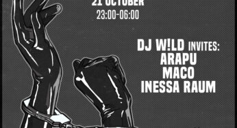 Take A Trip Edition #2 with DJ W!ld, Arapu, Maco & Inessa Raum takes place Friday October 21st at 14 Bedford Square